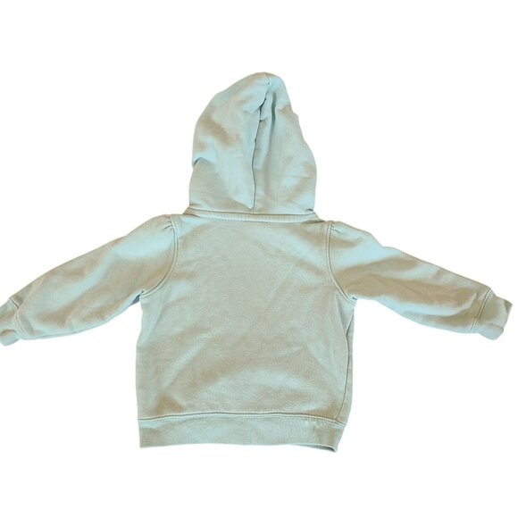 Baby Gap Toddler Hoodie Sweatshirt 3 Years Mint Green Cotton/Polyester Blend - Picture 2 of 5